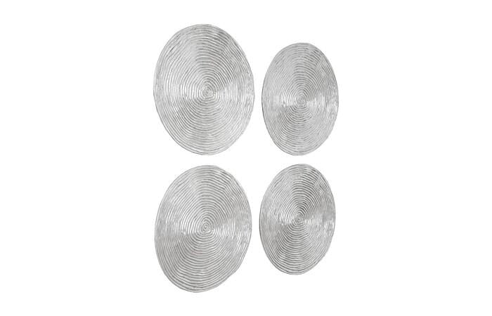 Ripple Wall Disc, Set of 4, Resin — view 2