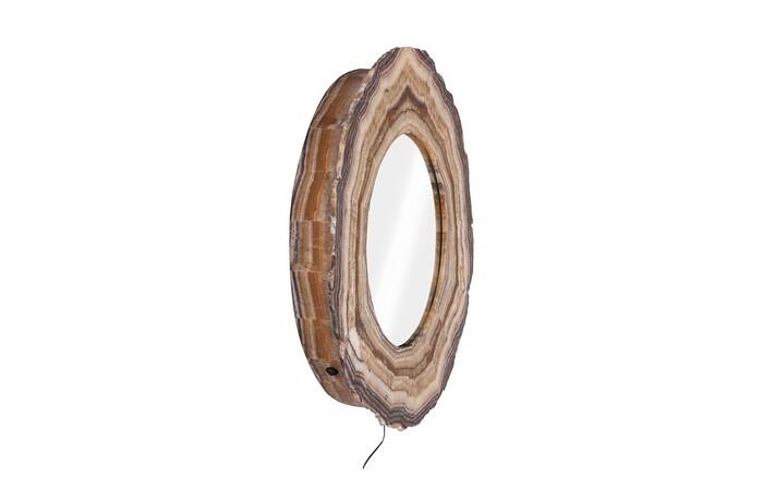 Onyx Mirror, Serpentine Beige — view 2