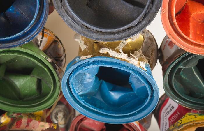 Paint Can Wall Art, Square — view 12