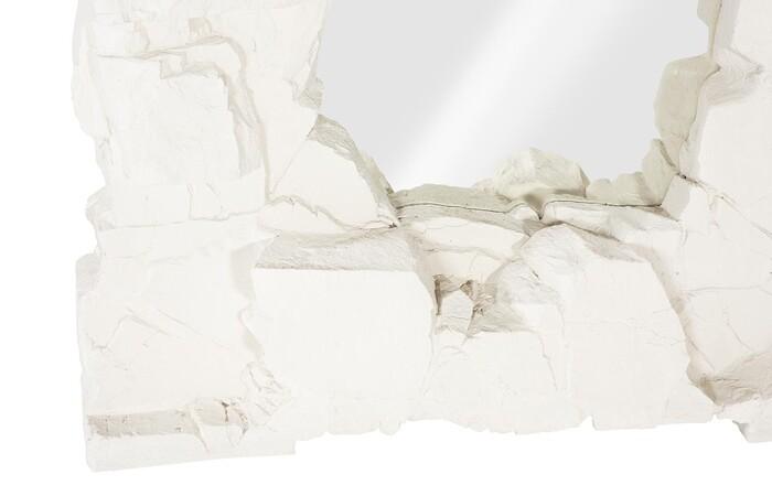 Rocky Ridge Dress Mirror, White Stone — view 6