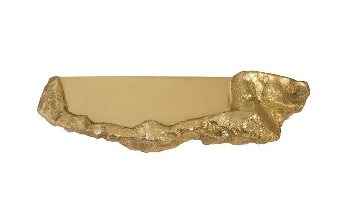 Boulder Shelf, Gold Leaf, LG — view 5