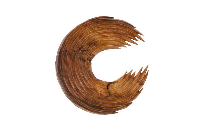 Swoop Wall Art, Wood — Large, Natural