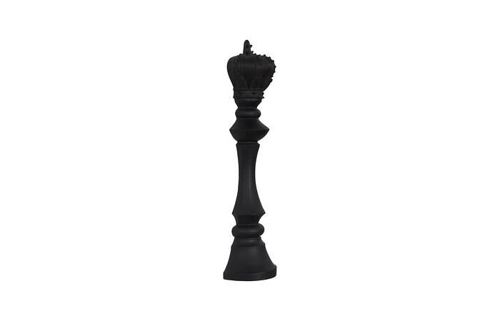 King Chess Wall Decor, Cast Stone — view 2