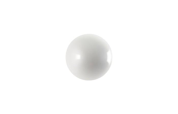 Ball on the Wall — Small, Pearl White