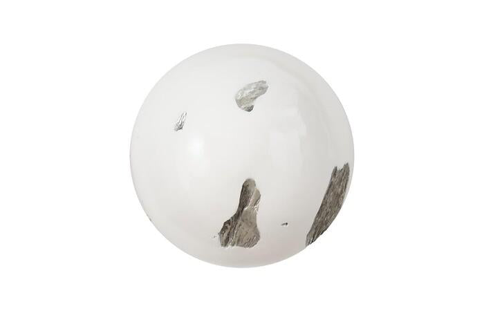 Cast Root Wall Ball, Resin, White, SM — view 2