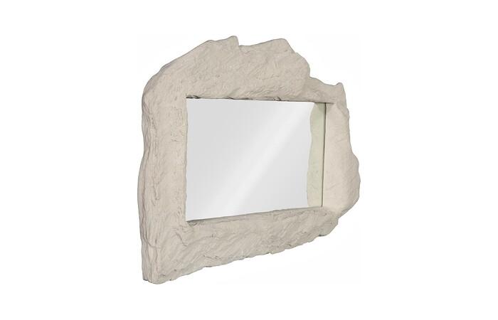 Stratified Rectangle Mirror, Roman Stone — view 2