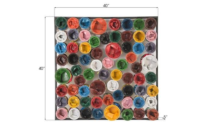 Paint Can Wall Art, Square — view 8