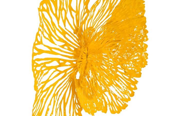 Flower Wall Art, Dandelion, Metal — view 15