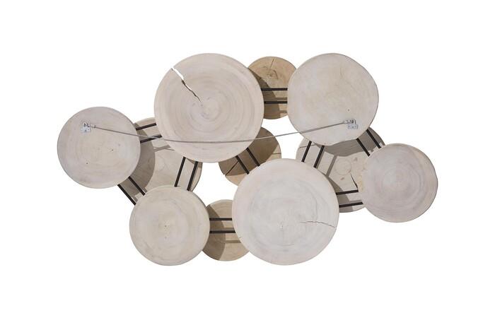 Clouds Wall Art, Bleached Finish — view 3