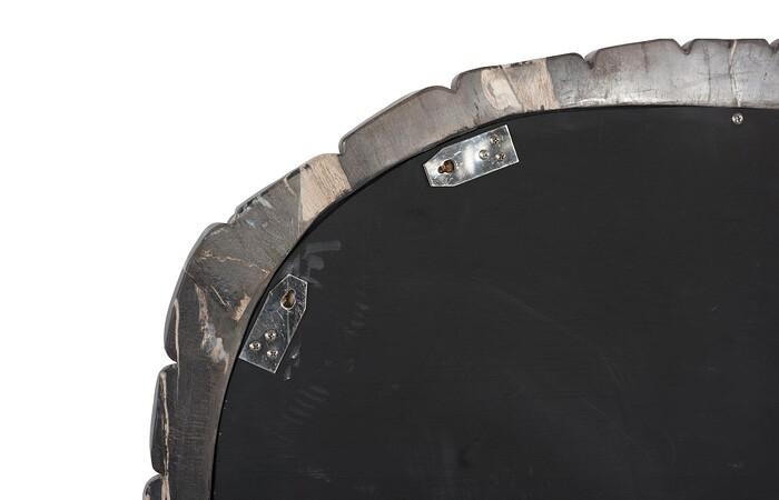 Stacked Pebble Petrified Mirror, Mixed — view 5