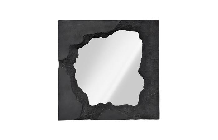Magma Mirror, Charcoal Stone — One Size, Charcoal Stone