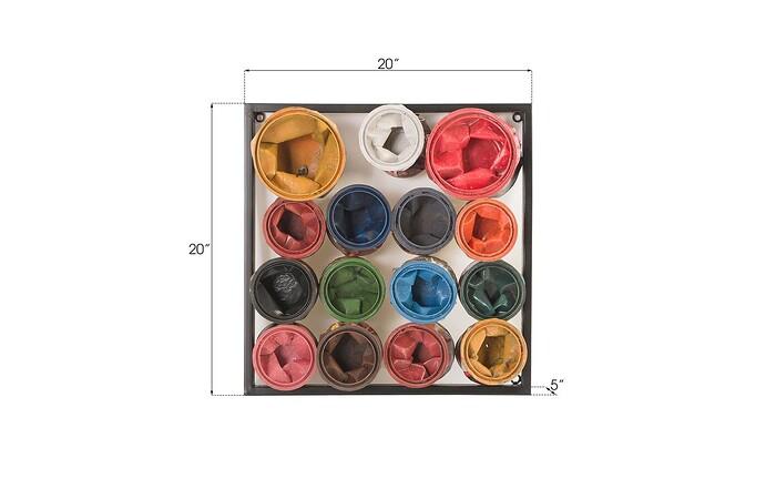 Paint Can Wall Art, Square — view 15