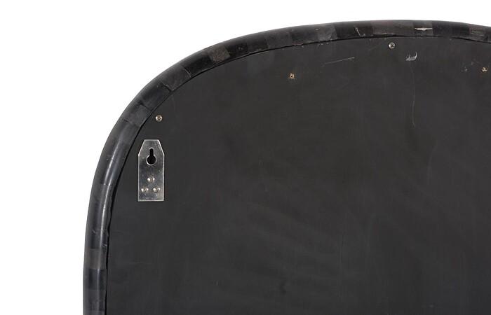 Morphic Petrified Mirror, Rounded, Black Frame — view 5