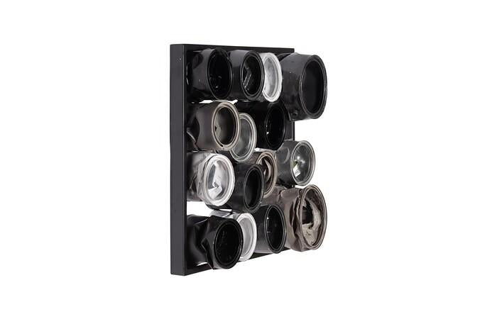 Paint Can Wall Art, Square, Mixed Neutrals, Assorted SM — view 2