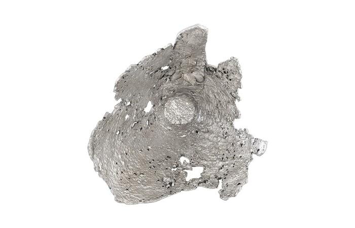 Semi-Perforated Splash Bowl Wall Art, Silver Leaf — view 2
