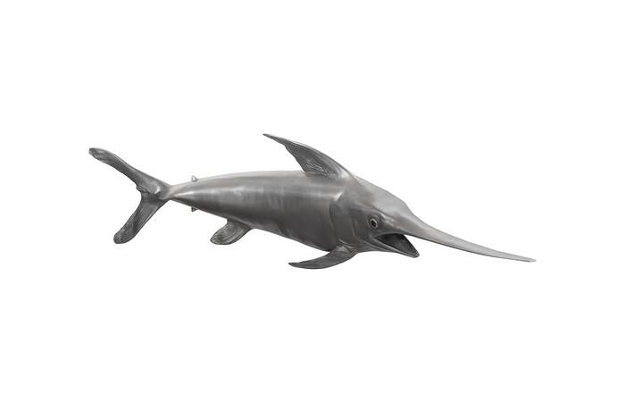 Broadbill Swordfish Fish Wall Sculpture, Resin — view 6
