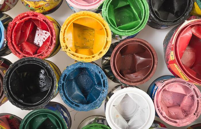 Paint Can Wall Art, Square — view 3