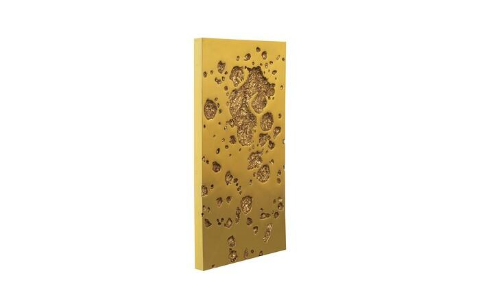 Splotch Wall Art, Rectangle, Gold Leaf — view 2