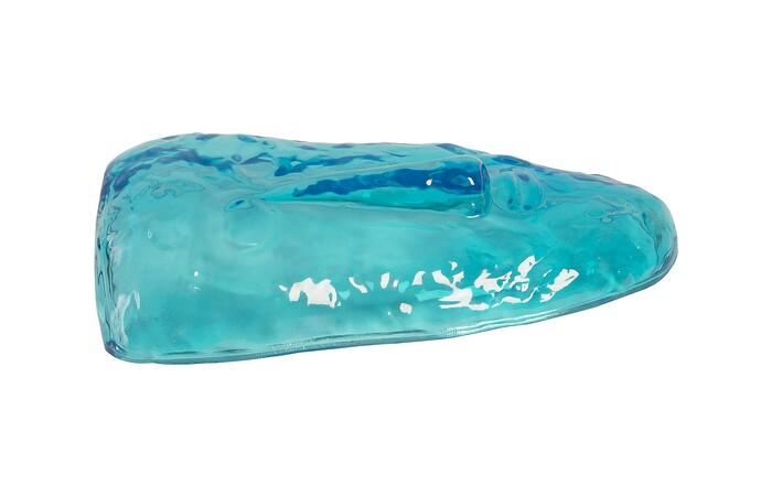 Glass Face Wall Tile, Blue — view 2