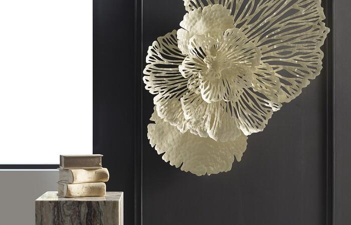Flower Wall Art, Metal — view 43