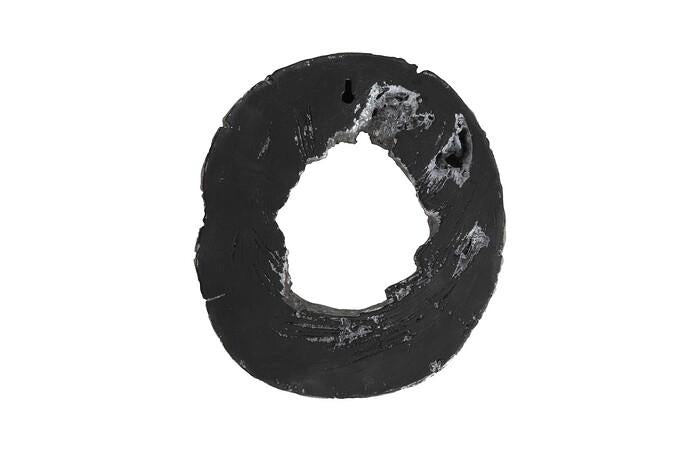 Cast Eroded Wood Circle Wall Tile — view 7