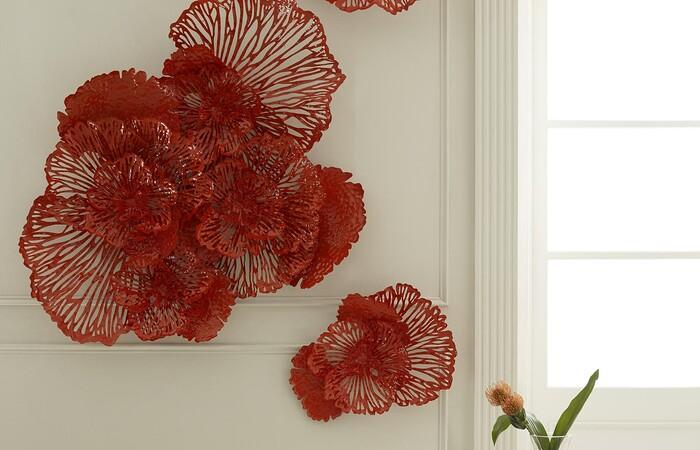 Flower Wall Art, Metal Phillips Collection