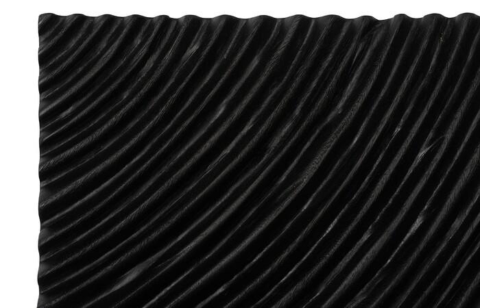 Carved Wall Tile, Black, Curve — view 3