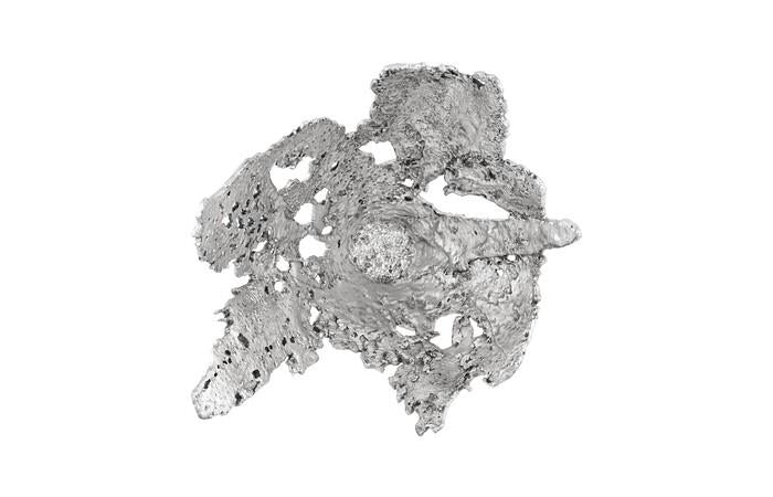 Perforated Splash Bowl Wall Art, Silver Leaf — view 2