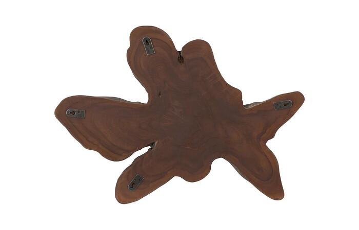 Freeform Teak Wall Slice — view 24