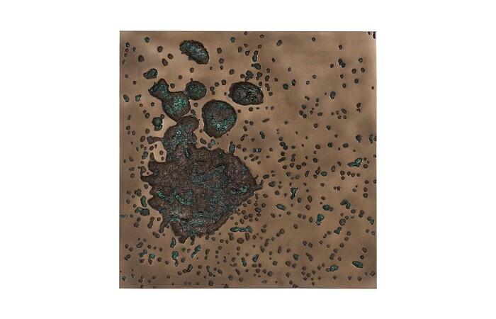 Splotch Wall Art, Square — One Size, Bronze Finish