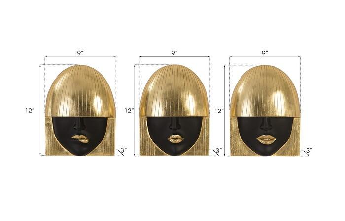 Fashion Faces Wall Art, Set of 3 — view 7