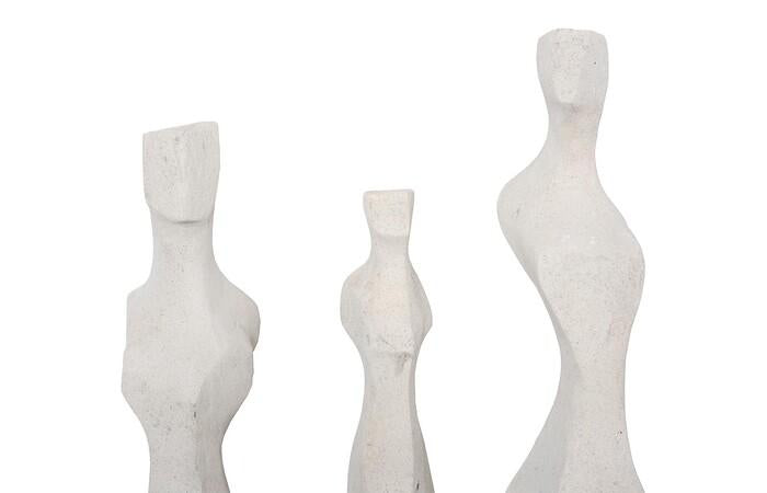 Cast Women Wall Art, Set of 3, Small, Roman Stone — view 3