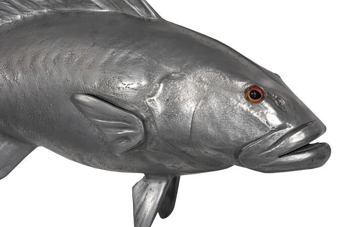 Coral Trout Fish Wall Sculpture, Resin — view 5