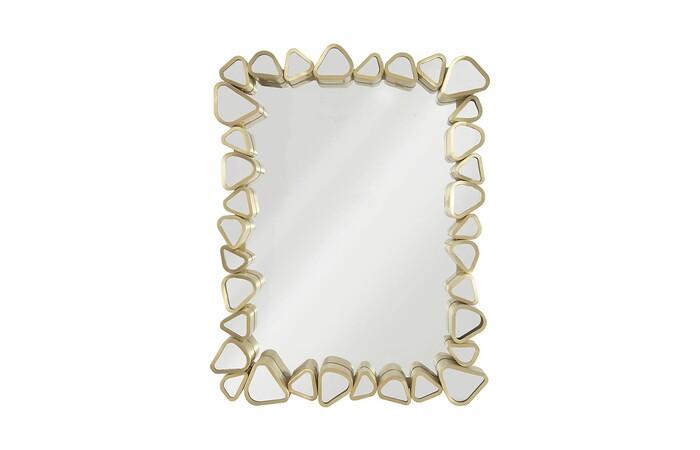 Pebble Mirror, Rectangle — One Size, As Shown