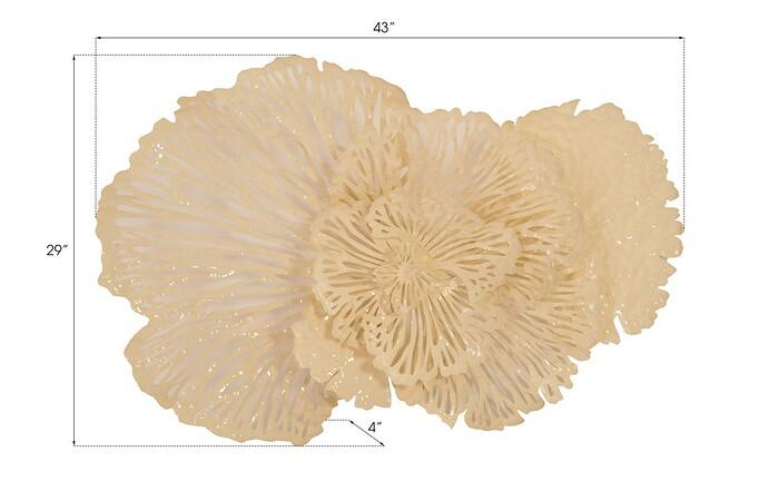 Flower Wall Art, Metal — view 44