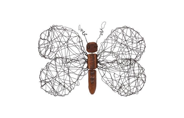 Wire Wing Butterfly Wall Art — MD, As Shown