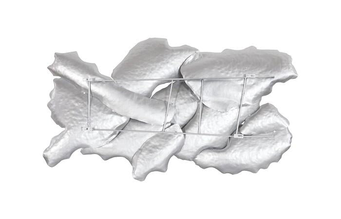 Cloud Metal Wall Art, Silver — view 4