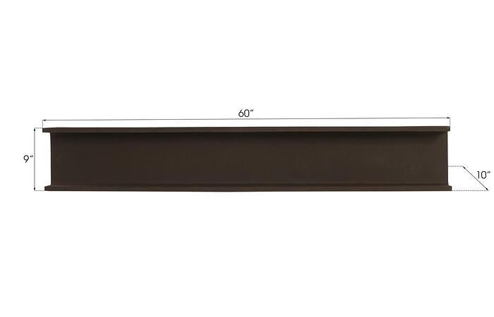 I-Beam Wall Shelf, Rust — view 7