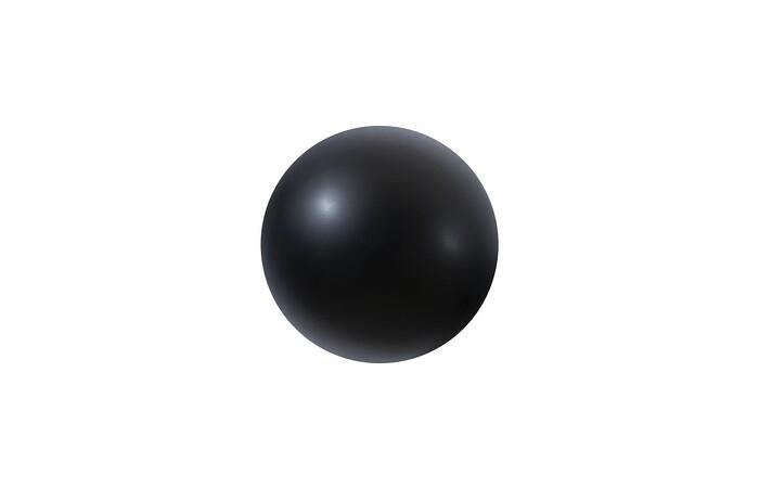 Ball on the Wall — Small, Matte Black