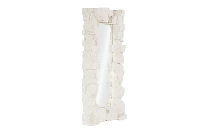 Rocky Ridge Dress Mirror, White Stone — view 5