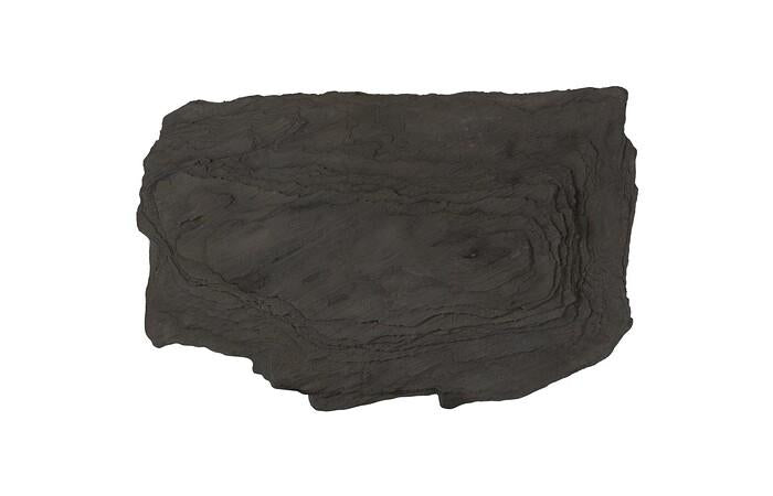 Stratified Cast Stone Wall Art, Painted Slate — One Size, As Shown