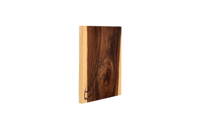 Lightning Wall Tile, Chamcha Wood — view 2