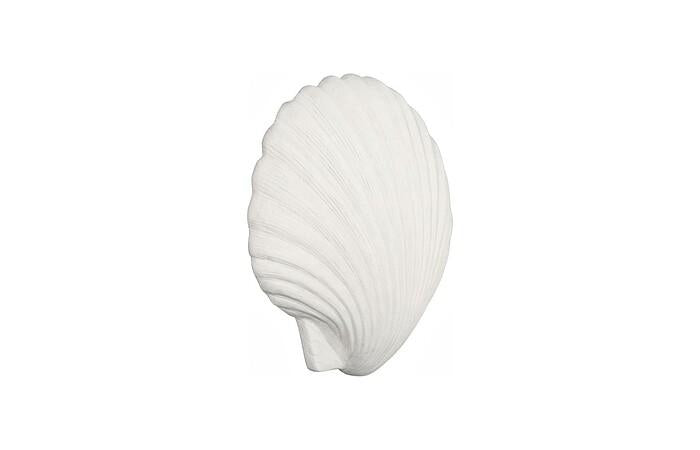 Sea Shell Wall Art, White Stone — view 2