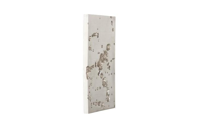 Splotch Wall Art, Rectangle, Silver Leaf — view 2
