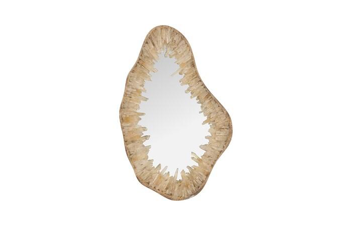 Quartz Crystal Mirror — One Size, As Shown