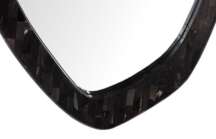 Morphic Petrified Mirror, Point, Black Frame — view 3