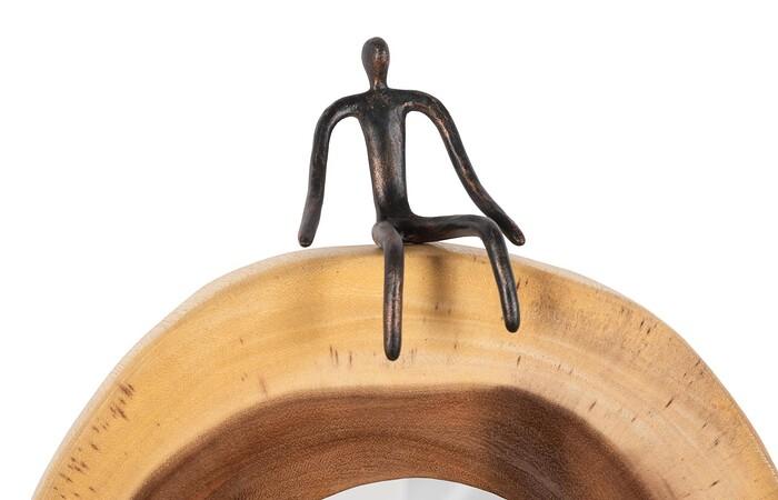 Atlas Cross Cut Mirror, Small, Full Man — view 3