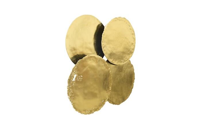 Cast Oil Drum Wall Discs, Set of 4 — view 2