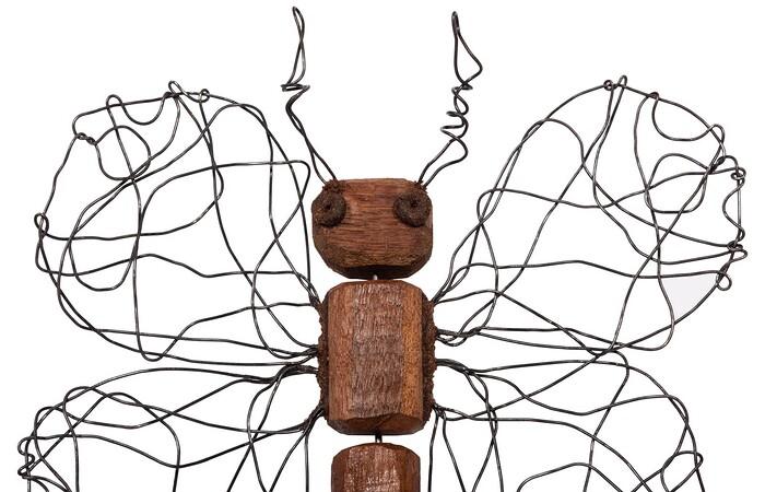 Wire Wing Butterfly Wall Art — view 3