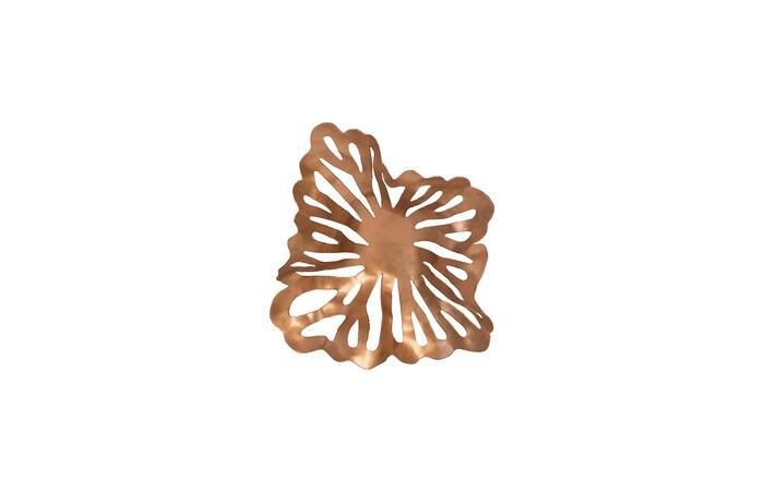 Flower Wall Art, Mini, Metal — One Size, Copper